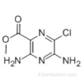 3,5-diamino-6-chloropyrazine-2-carboxylate de méthyle CAS 1458-01-1